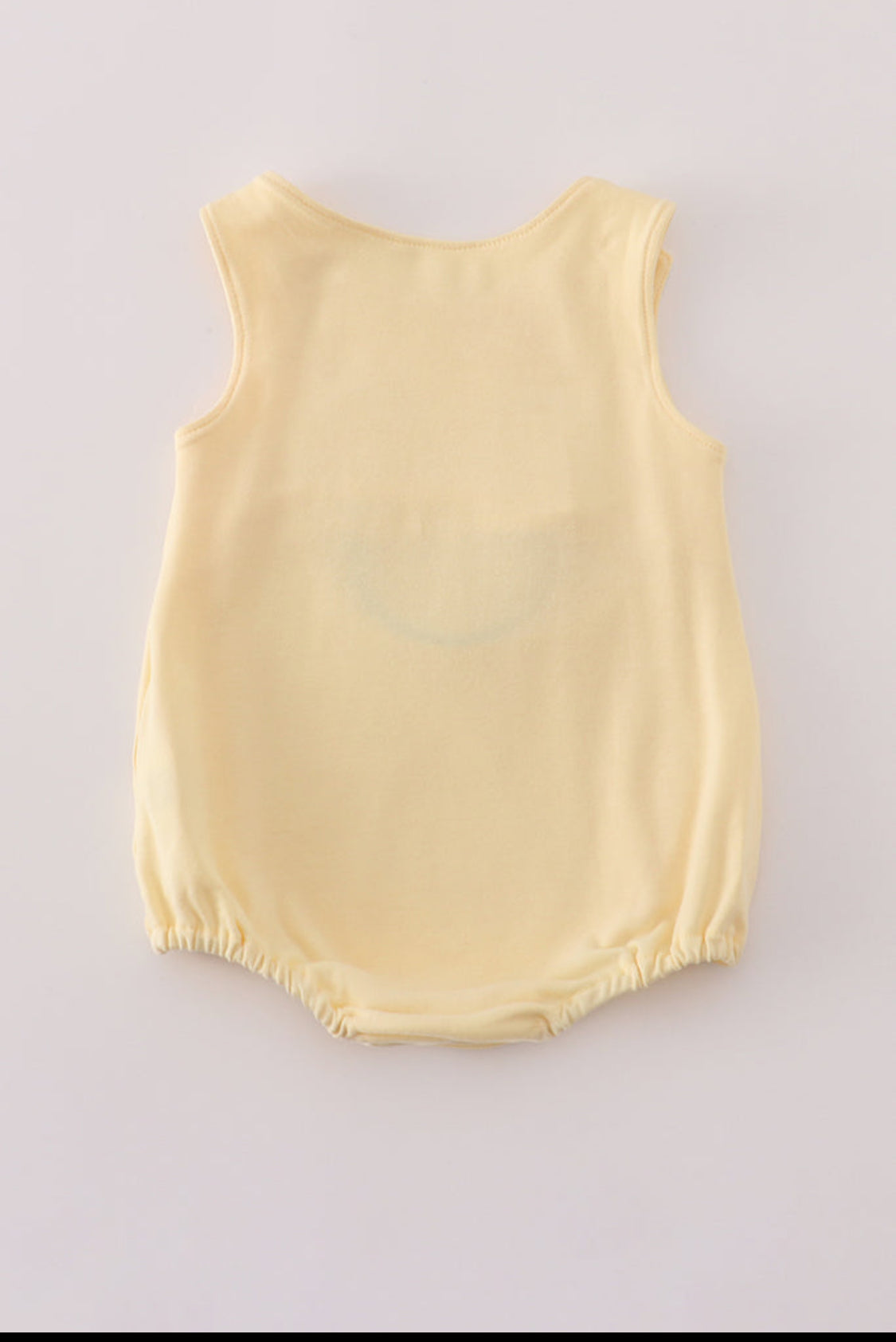 Yellow Character Appliqué Boy’s Bubble