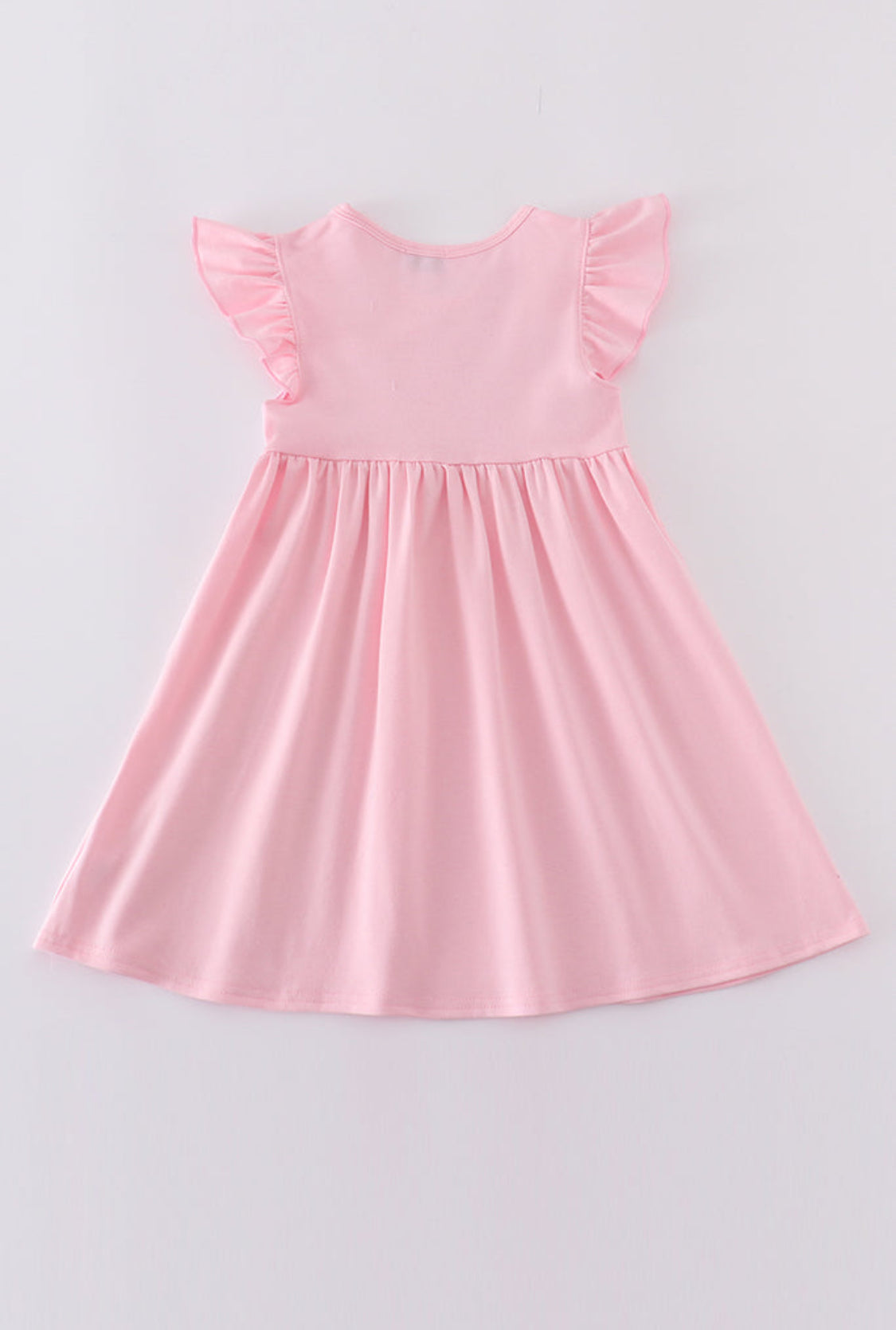 Pink Princess Embroidery Girl’s Dress