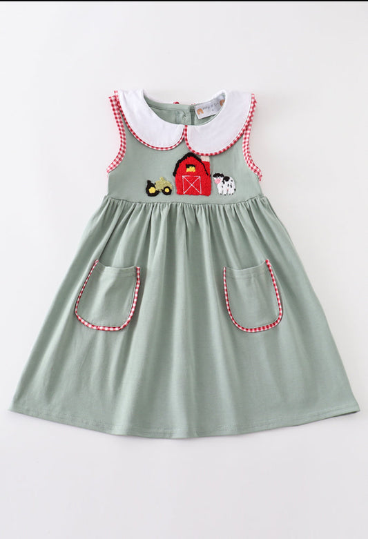 Sage Farm French Knot Dress