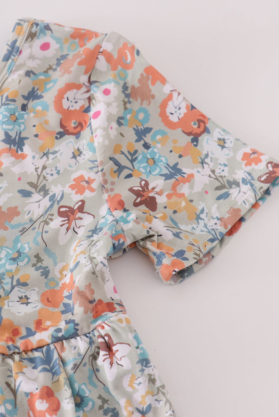 Vintage Bloom Bamboo Girl’s Jumpsuit