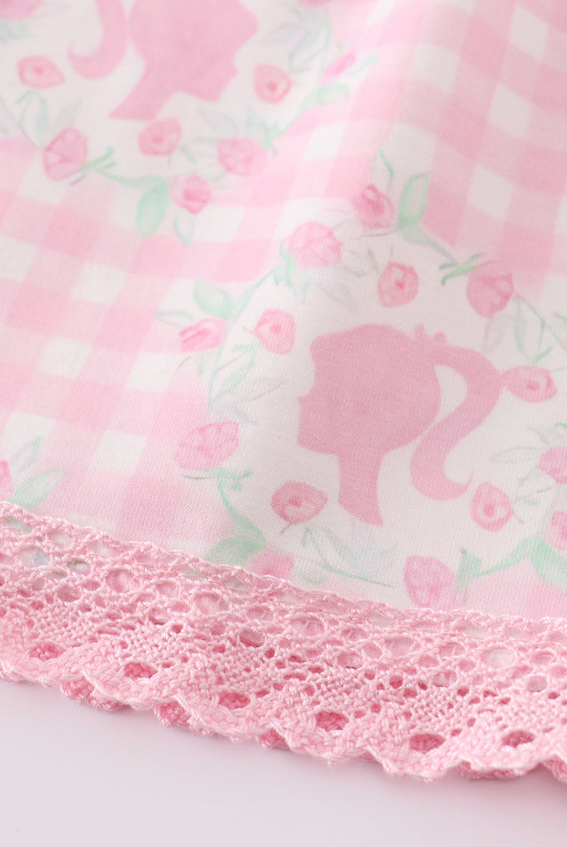 Girl’s Pink Barbie Print Dress