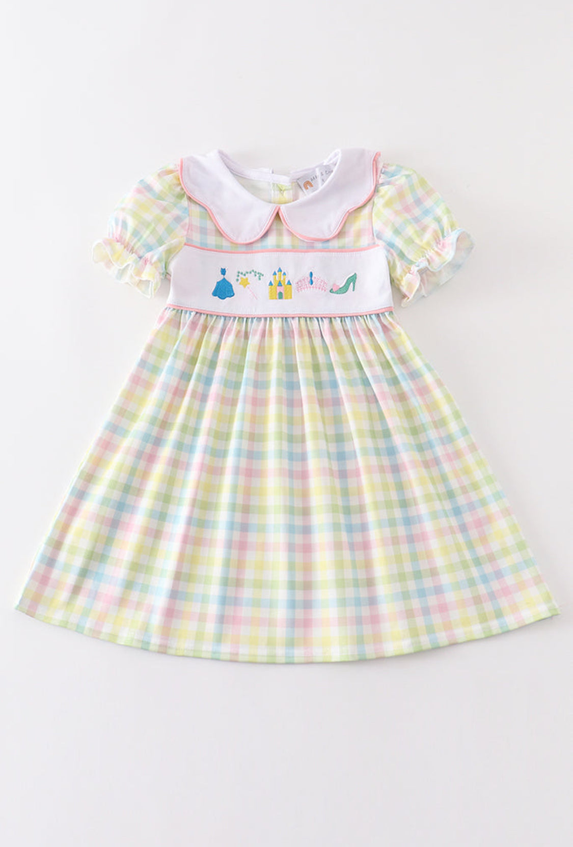 Castle Princess Embroidery Girl’s Dress