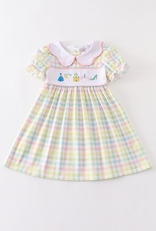 Castle Princess Embroidery Girl’s Dress