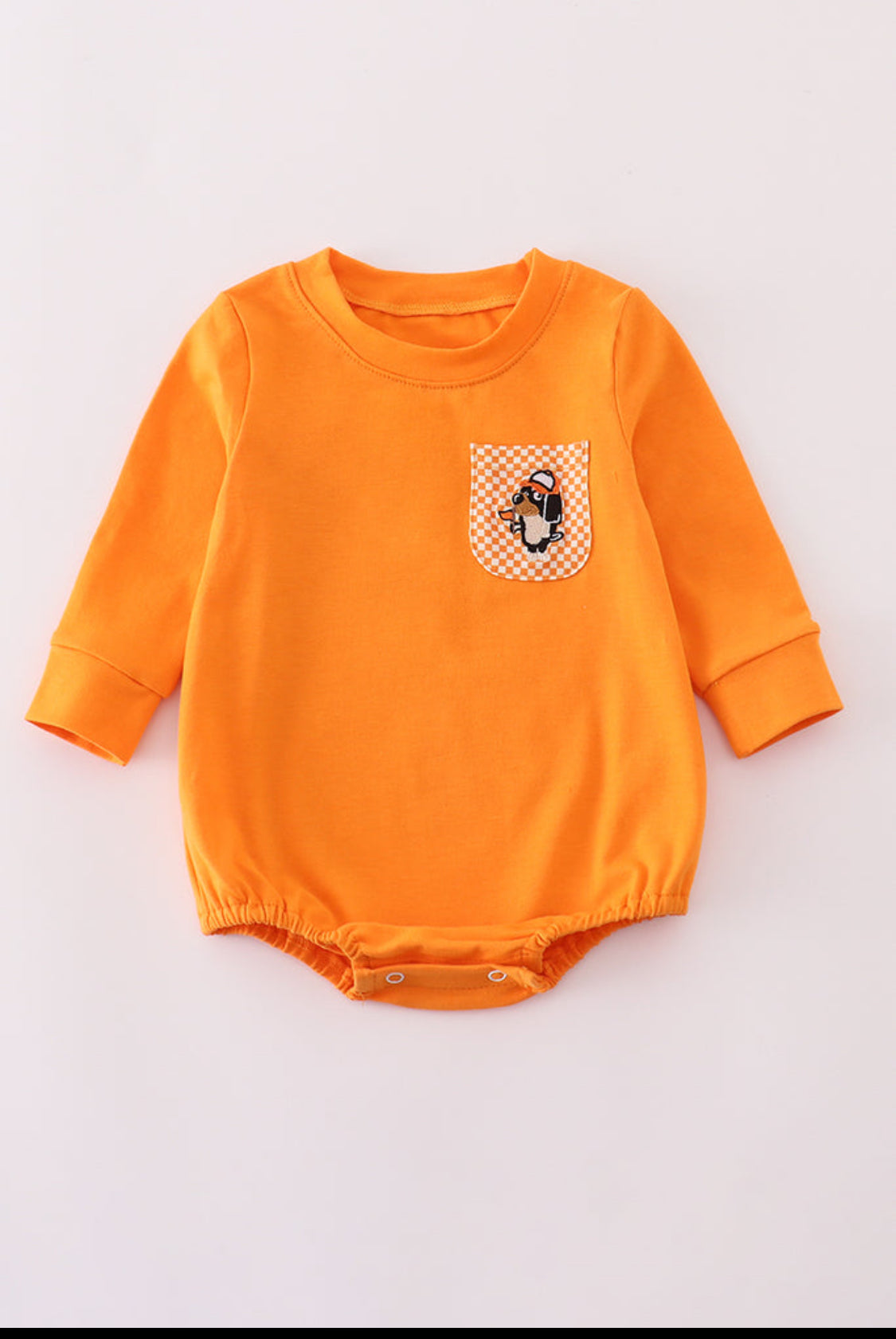 Orange Tennessee Go Vols Appliqué Unisex Bubble