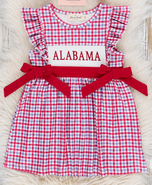 Alabama Smoked Gingham Dress