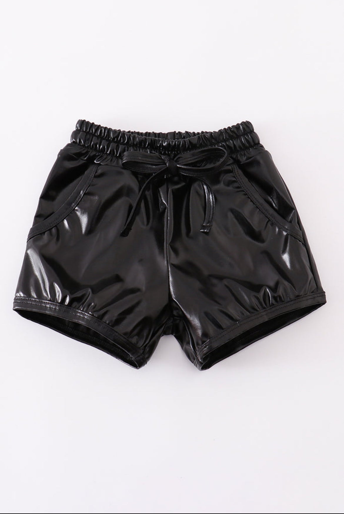 Black Laser Shorts