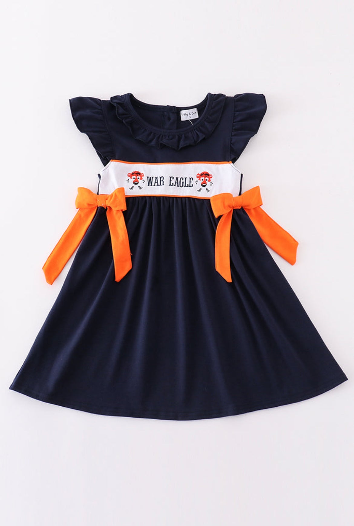 Girl’s “War Eagle” Embroidered Dress