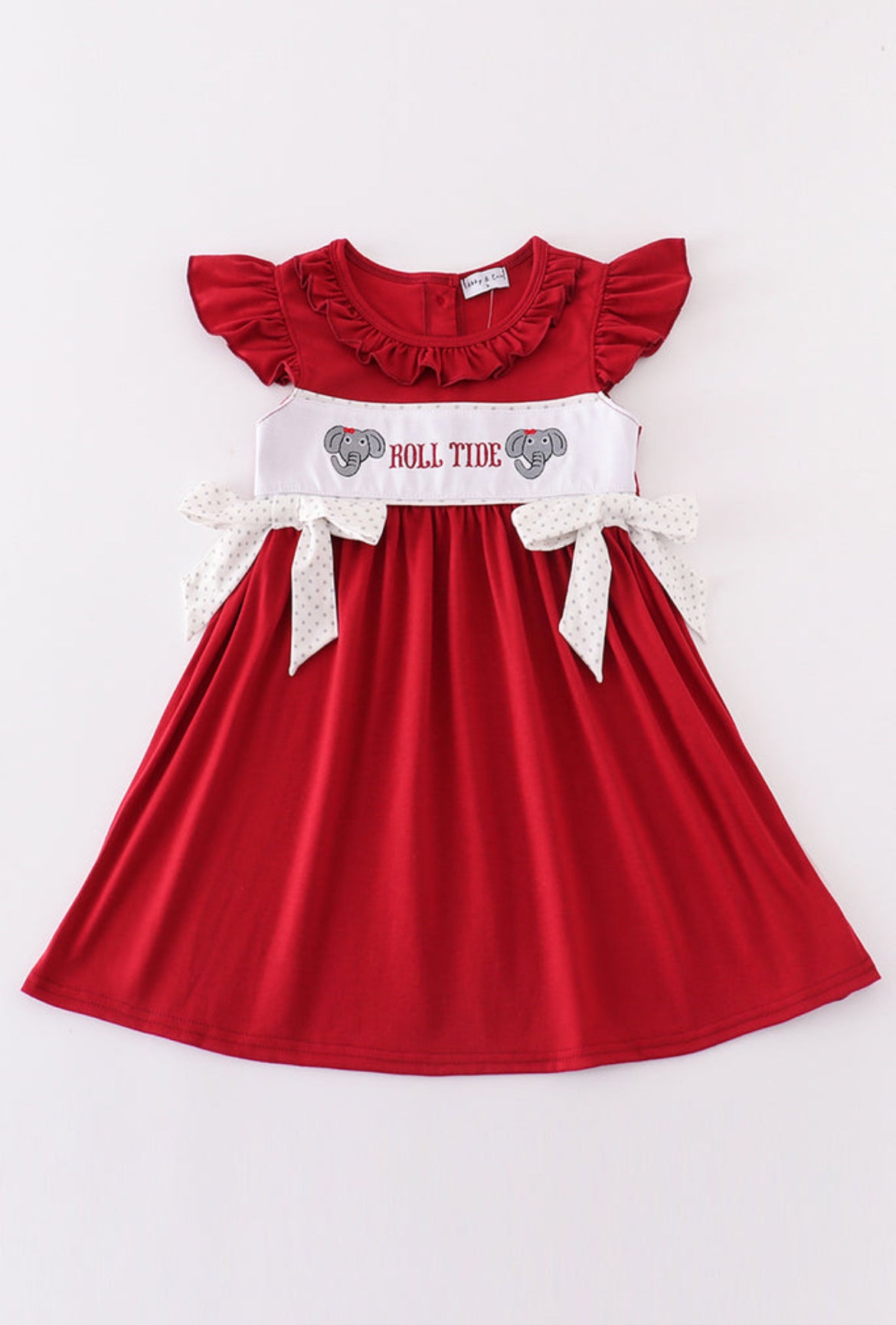 Girl’s Roll Tide Embroidered Dress