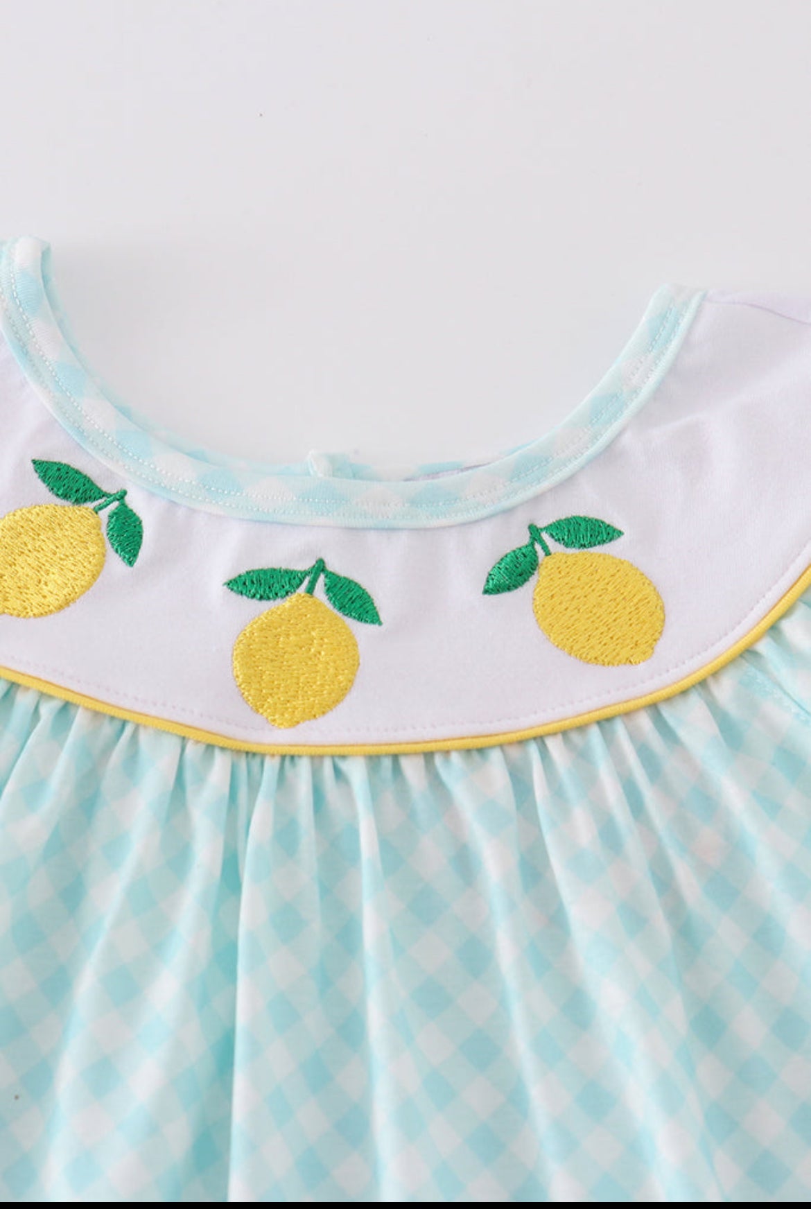 Girl’s Mint Lemon Dress