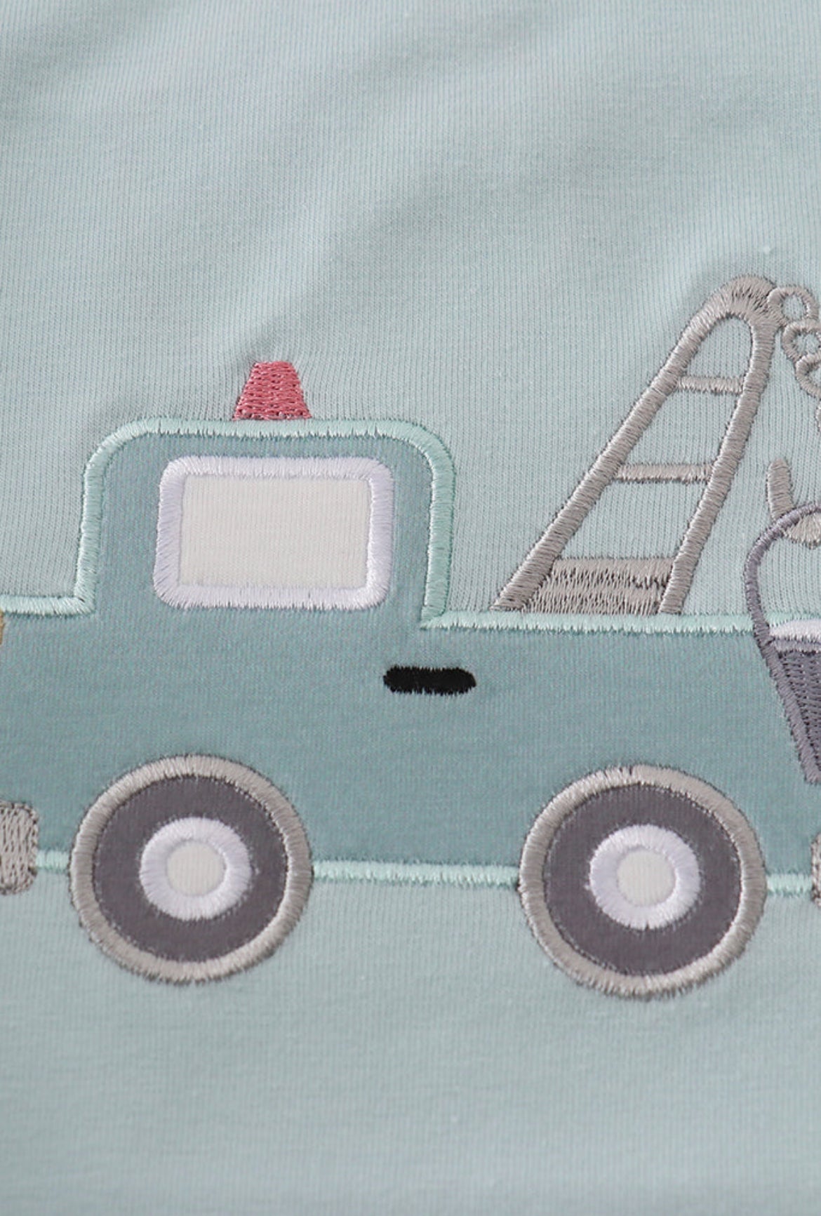 Boy’s Blue Crane Appliqué Bubble