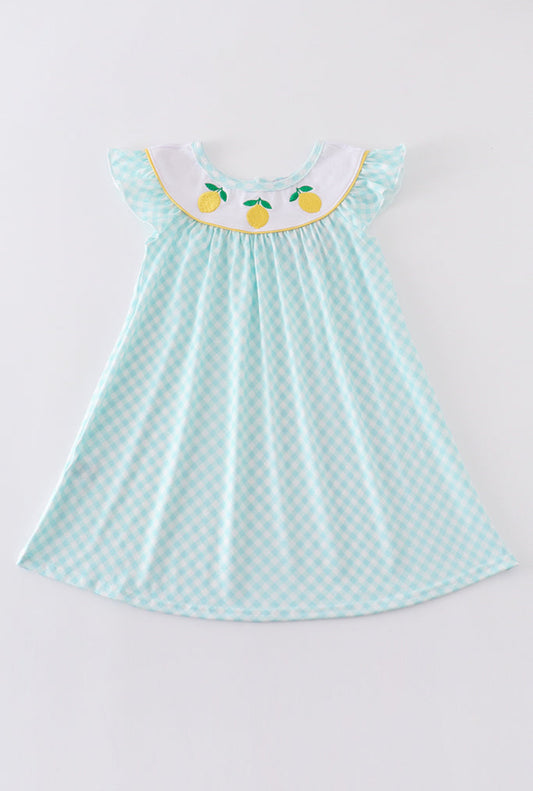 Girl’s Mint Lemon Dress