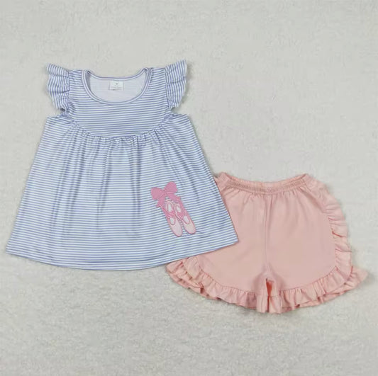 Girl’s “Ballet Dreams” shorts set