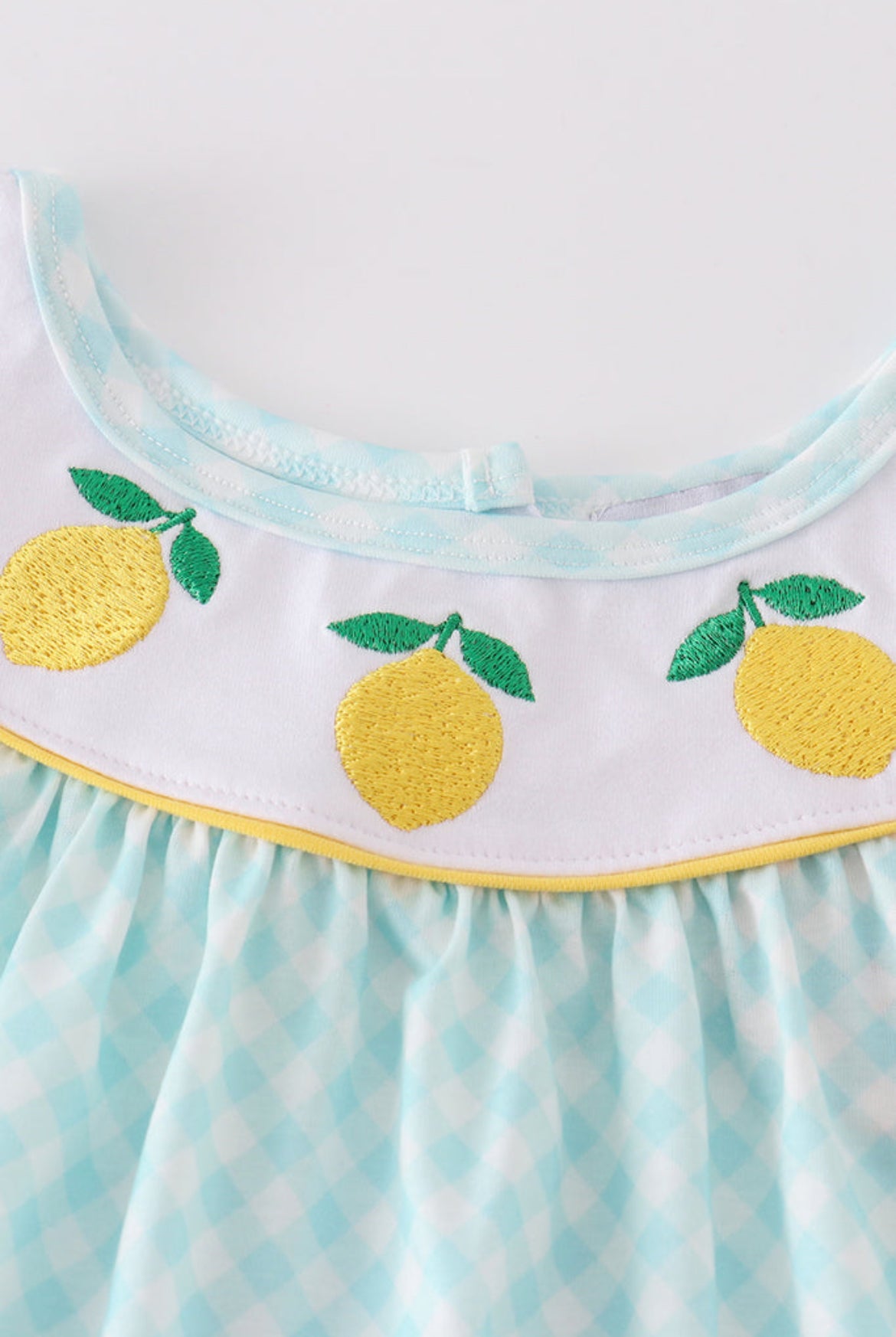 Girl’s Mint Lemon Shorts Set