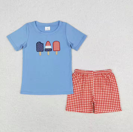 Boy’s “Popsicle Parade” Shorts Set