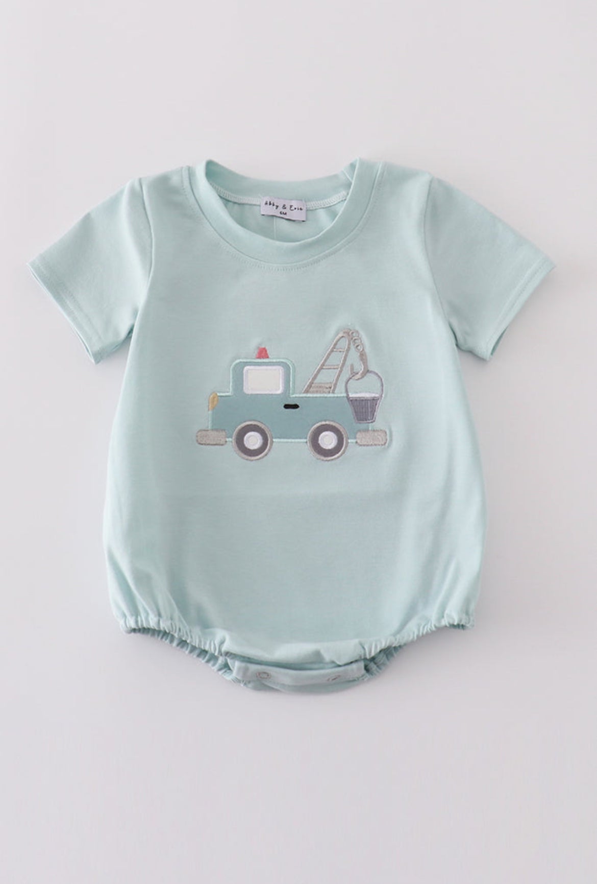 Boy’s Blue Crane Appliqué Bubble