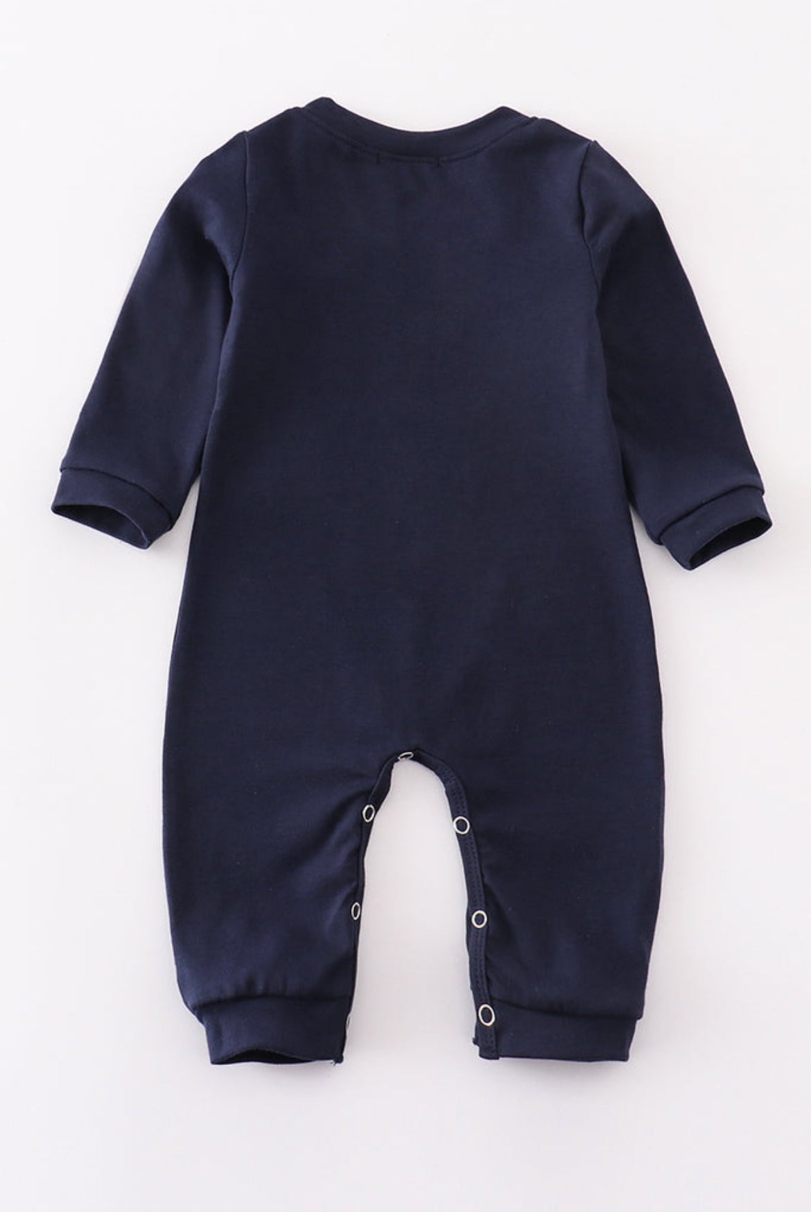 Boy’s Navy “War Eagle” Embroidered Romper