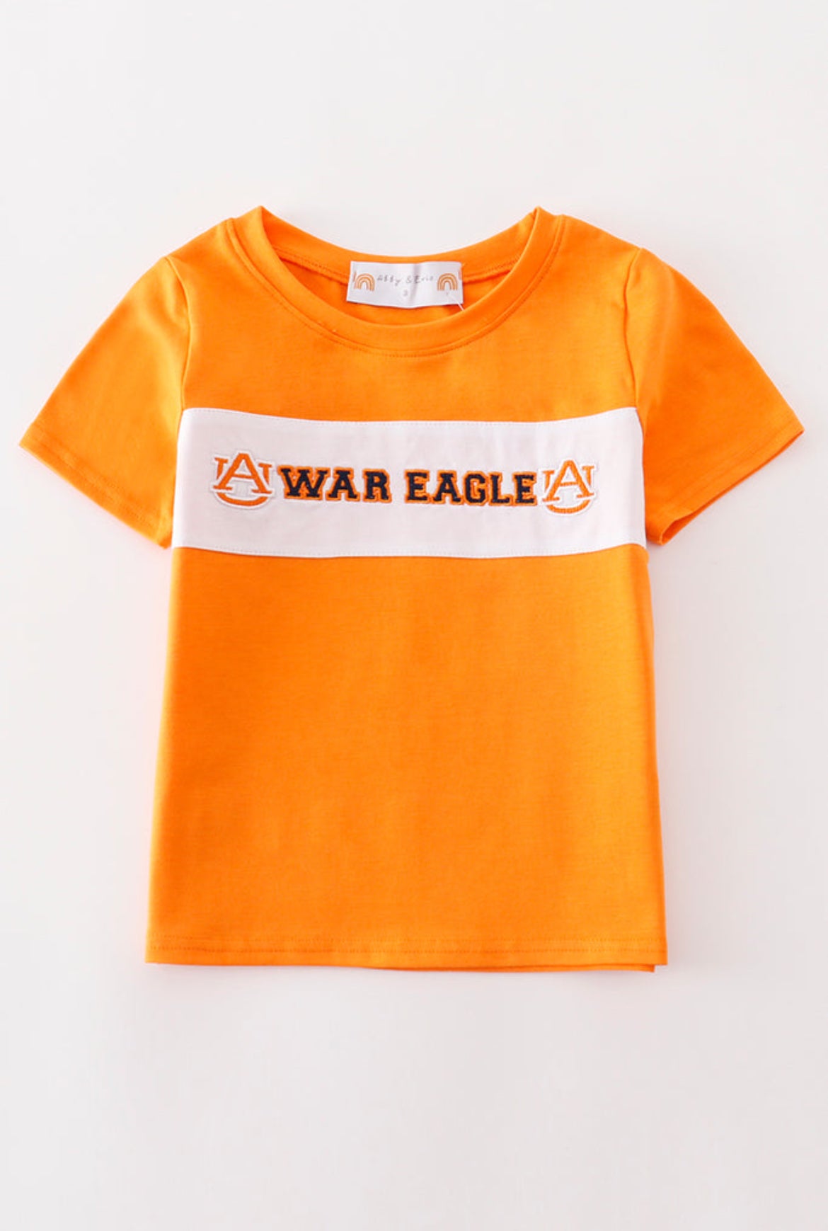 Boy’s “War Eagle” Orange Embroidered Shirt