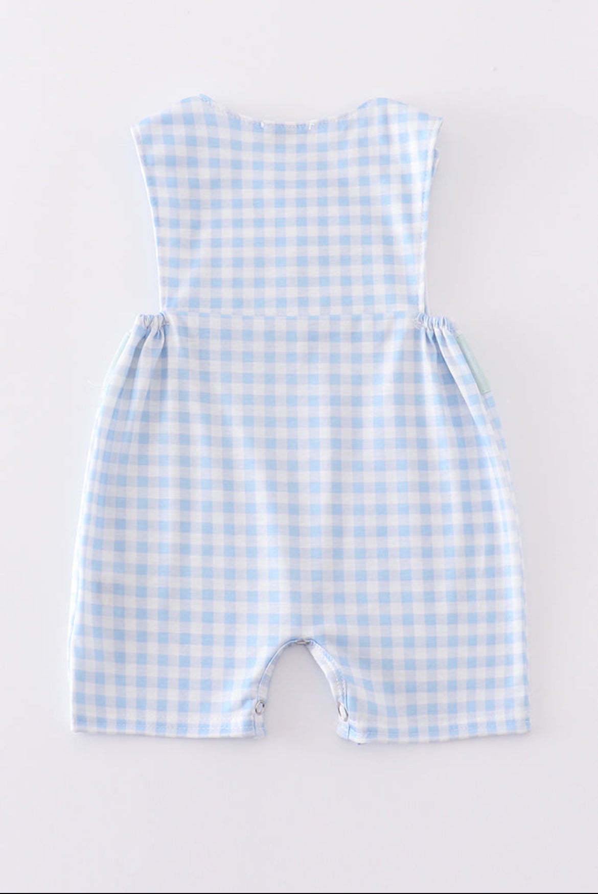 Boy’s Blue Bunny Embroidered Romper