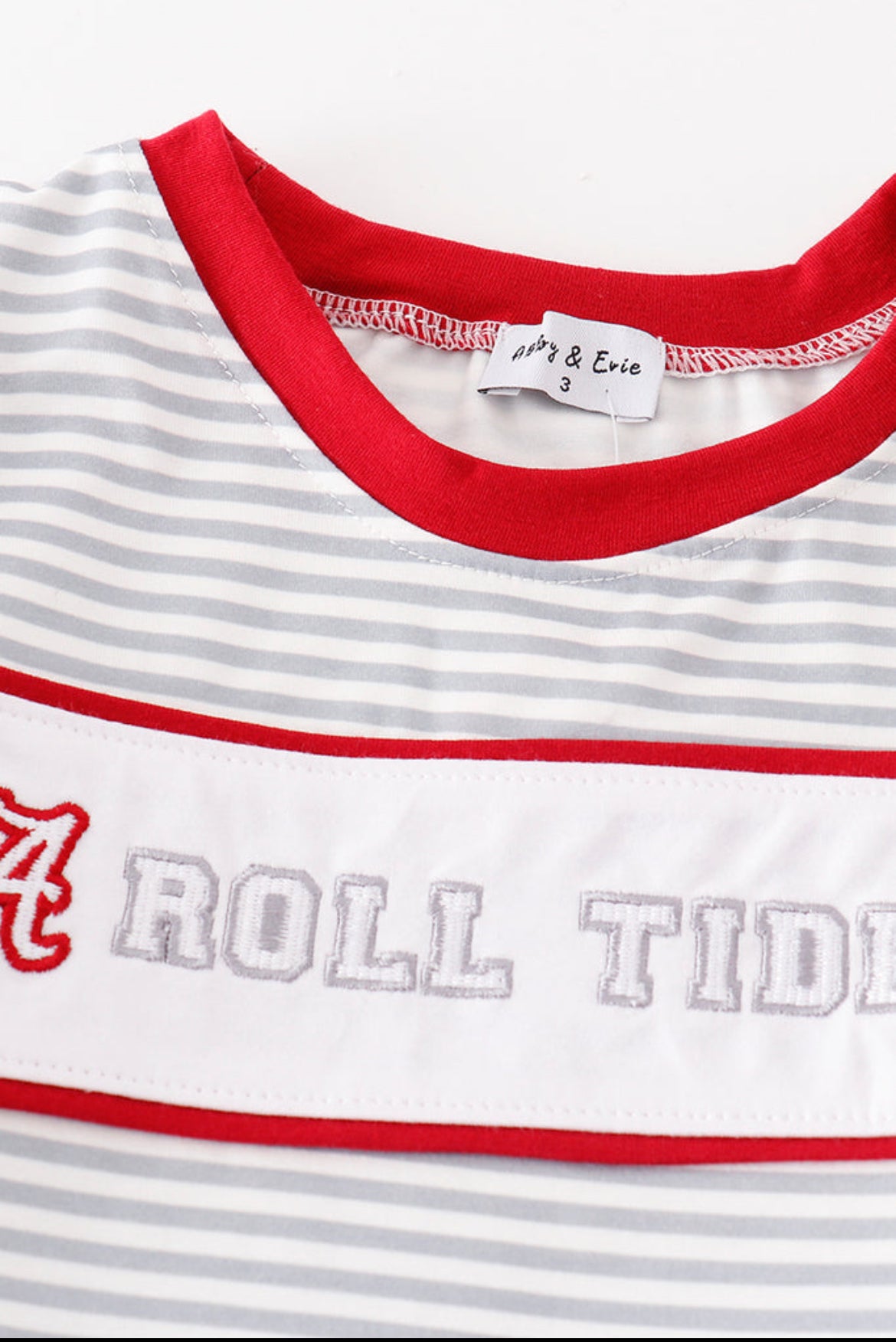 Boy’s “Roll Tide” Embroidered Pant Set