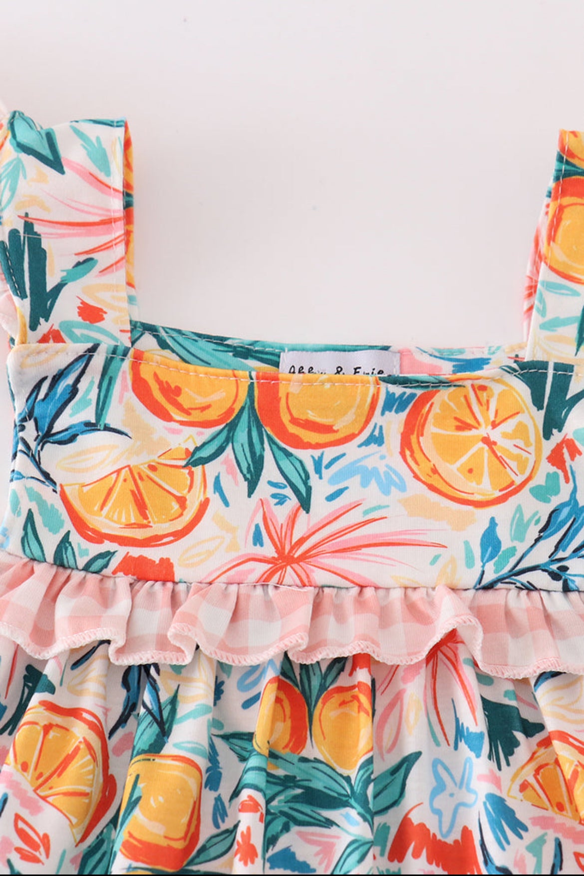 Girl’s Citrus Bloom Dress