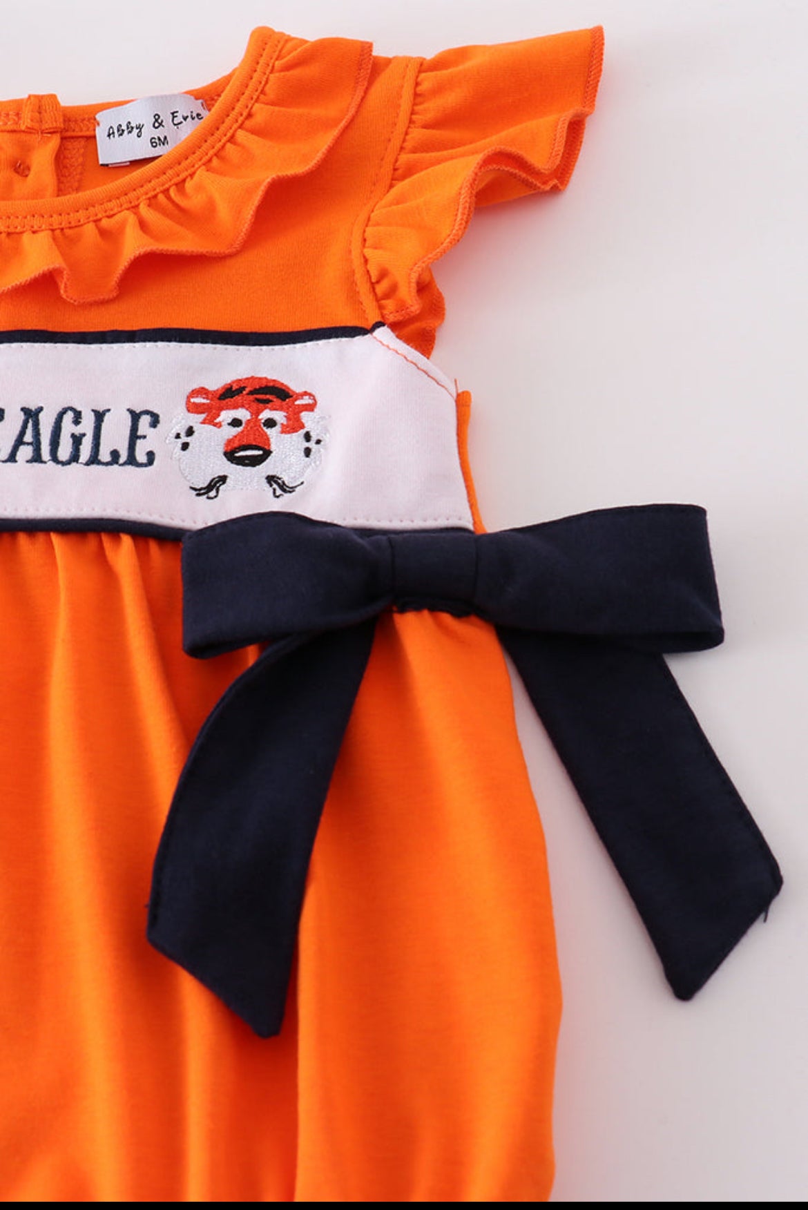 Girl’s “War Eagle” Embroidered Romper