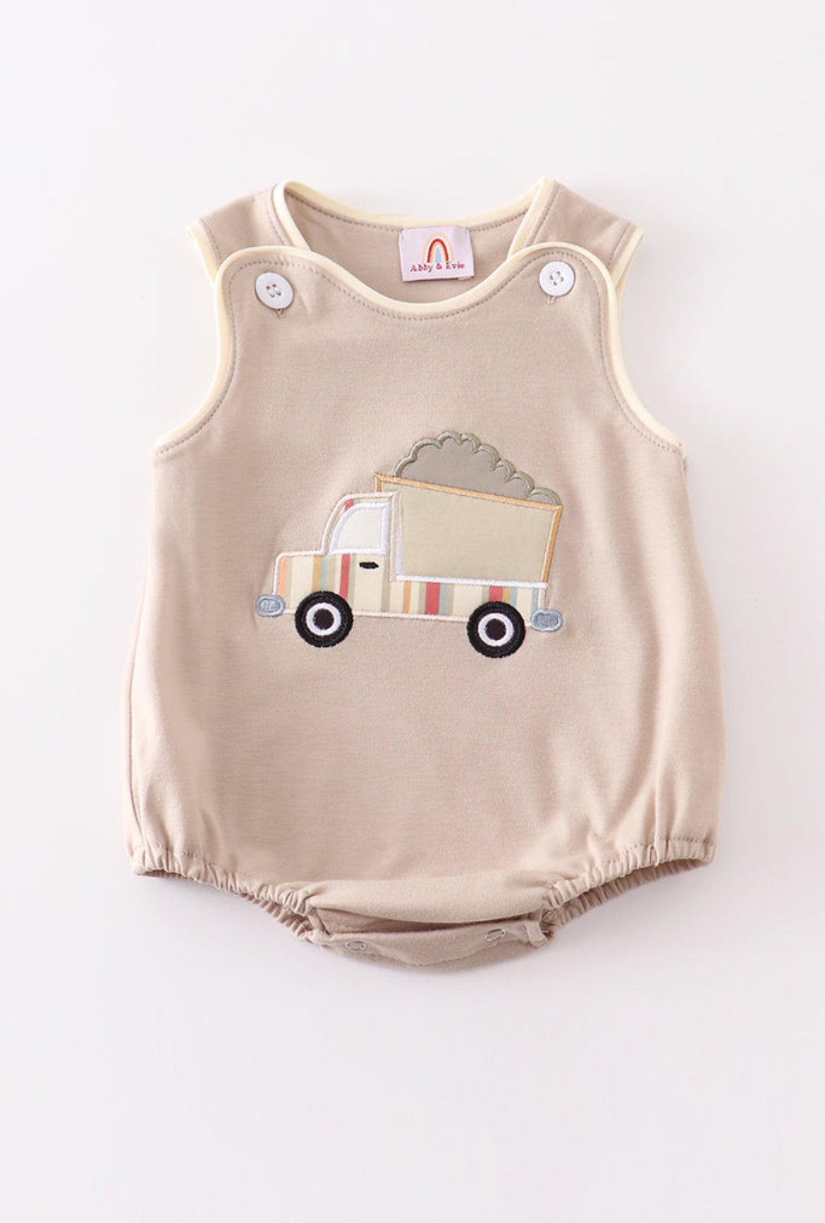 Boy’s “Truck” Appliqué Bubble