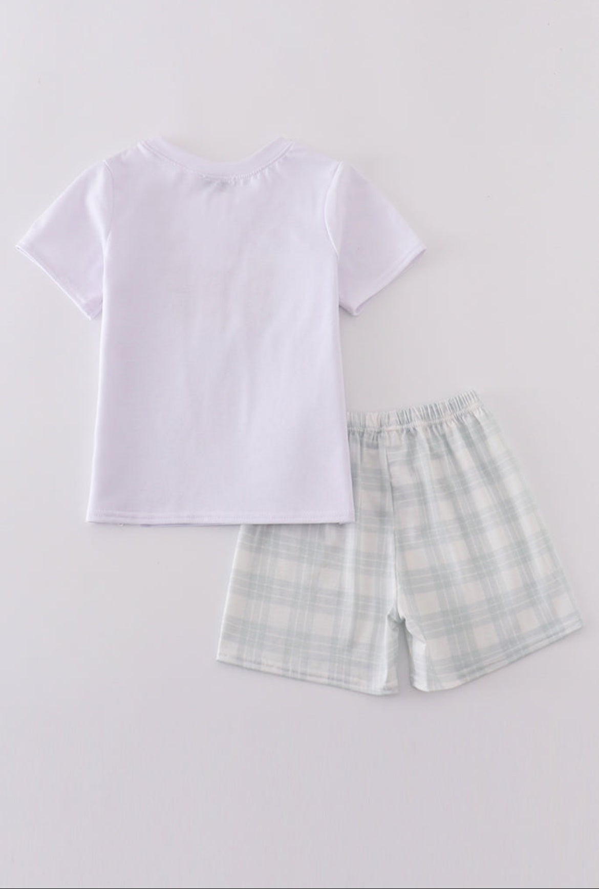 Boy’s Easter Bunny Embroidered Short Set