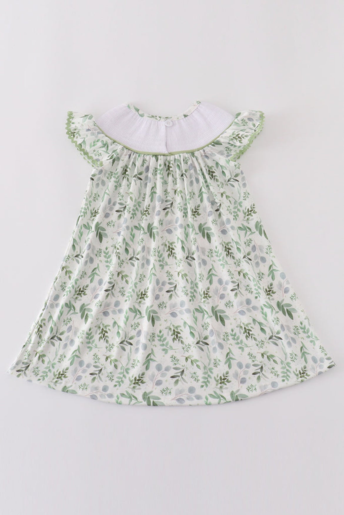 Girl’s Sage Leaf Bunny Dress