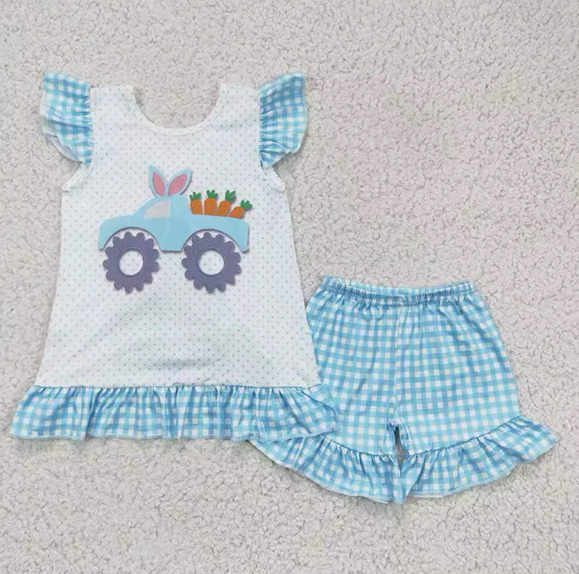 Girl’s Bunny Truck Spring Set