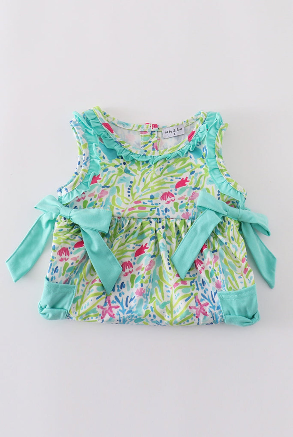 Girl’s “Tropical Breeze” Colorful Dress