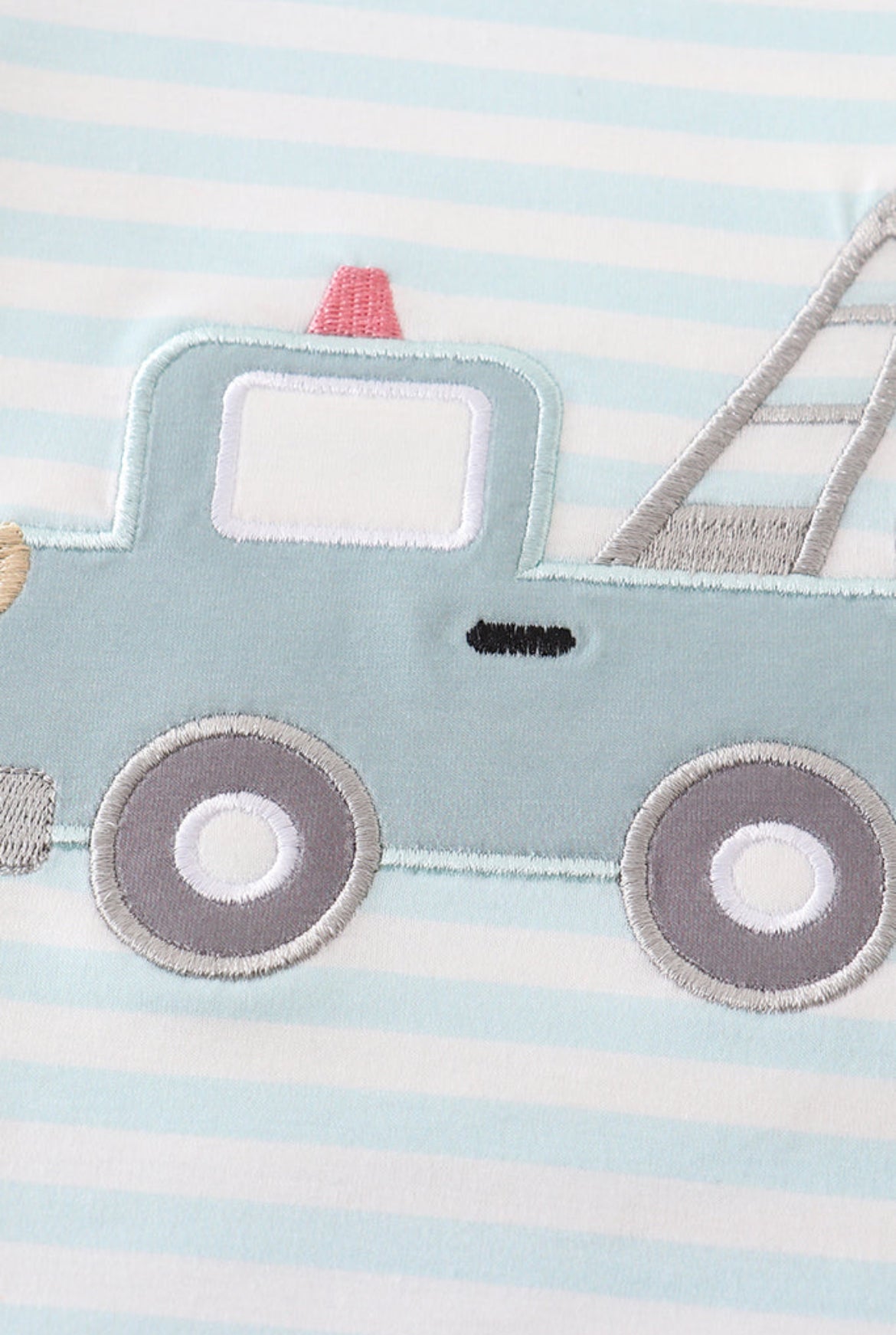 Boy’s “Crane Truck” Appliqué Shirt