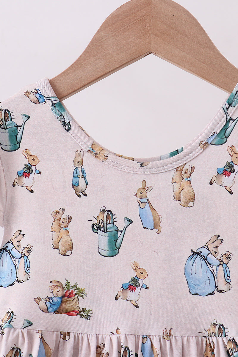 Brown bunny bamboo dress