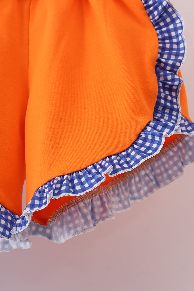 Florida Gators smocked ruffle shorts set