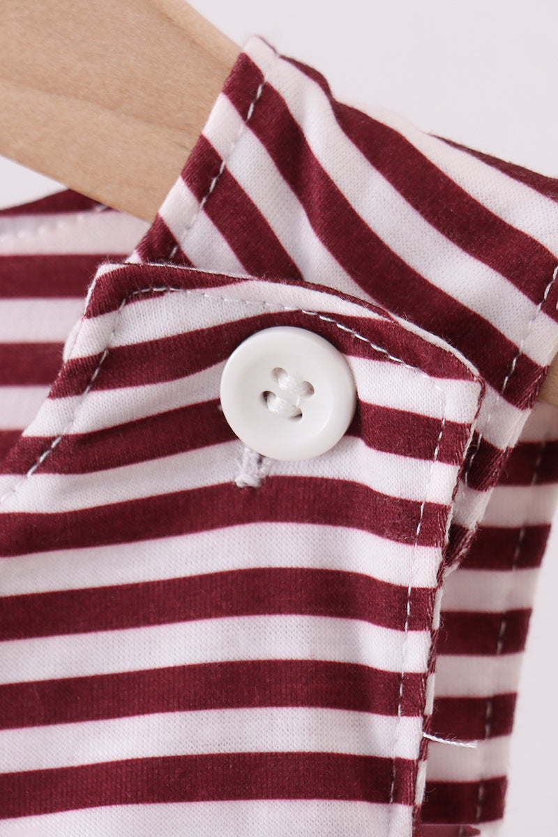 Mississippi Hail State smocked stripe jonjon