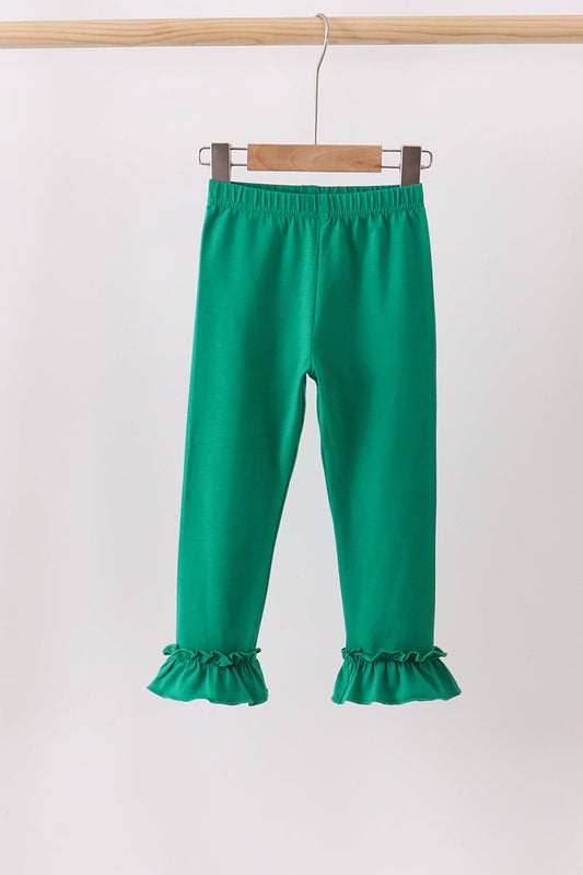 Forest ruffle pants